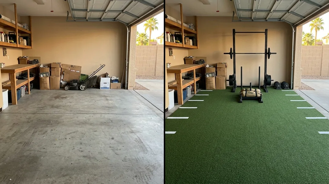 Result artificial grass installation in Tempe - Tempe Turf Installation